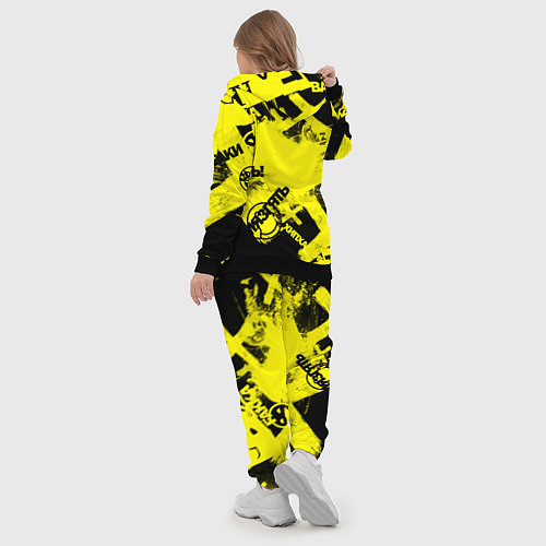 Женский костюм Черно-желтый беспредел / 3D-Черный – фото 5
