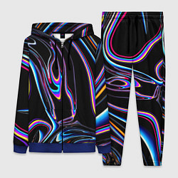 Женский 3D-костюм Vanguard pattern Neon, цвет: 3D-синий
