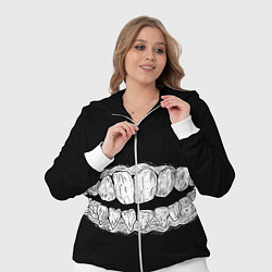 Женский 3D-костюм Зубы Каонаси, цвет: 3D-белый — фото 2