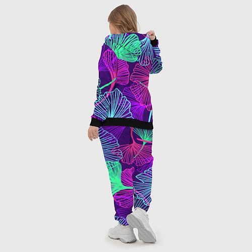 Женский костюм Neon color pattern Fashion 2023 / 3D-Черный – фото 5