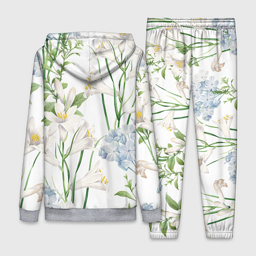 Женский костюм Цветы Утонченные и Яркие / 3D-Меланж – фото 2