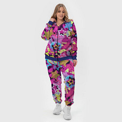 Женский 3D-костюм Star Colorful Pattern Fashion Neon, цвет: 3D-синий — фото 2