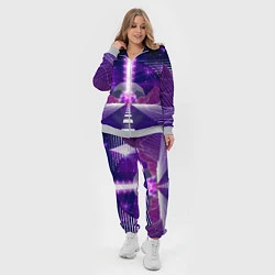 Женский 3D-костюм Vaporwave Neon Space, цвет: 3D-меланж — фото 2