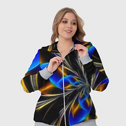 Женский 3D-костюм Neon vanguard pattern Fashion 2023, цвет: 3D-меланж — фото 2