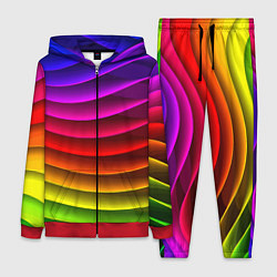 Женский костюм Color line neon pattern Abstraction Summer 2023