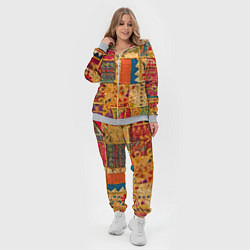 Женский 3D-костюм Пэчворк Лоскутное одеяло Patchwork Quilt, цвет: 3D-меланж — фото 2