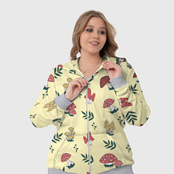 Женский 3D-костюм Mushroom, грибы- грибочки, цвет: 3D-меланж — фото 2