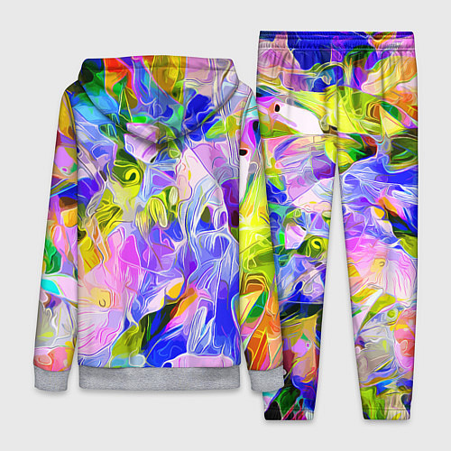 Женский костюм Красочный цветочный узор Весна - Лето 2023 Colorfu / 3D-Меланж – фото 2