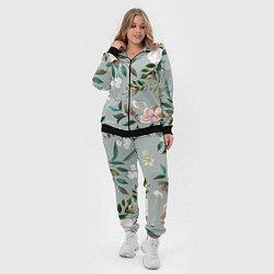 Женский 3D-костюм Цветы Цветочный Букет, цвет: 3D-черный — фото 2