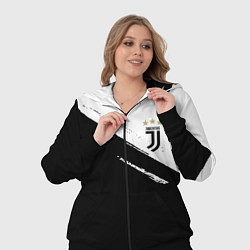 Женский 3D-костюм Juventus маленькое лого, цвет: 3D-черный — фото 2