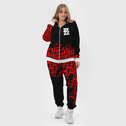 Женский 3D-костюм Zenless Zone Zero капля арт, цвет: 3D-белый — фото 2