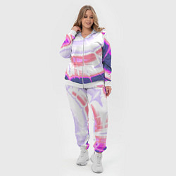 Женский 3D-костюм Тай-дай Абстракция Tie-Dye, цвет: 3D-белый — фото 2