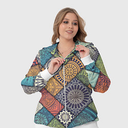 Женский 3D-костюм Мандала орнамент, цвет: 3D-белый — фото 2