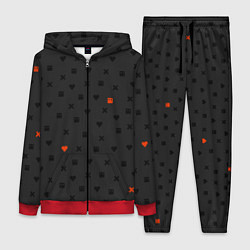 Женский костюм Love Death and Robots black pattern
