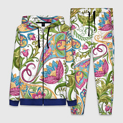 Женский костюм Fashionable floral Oriental pattern Summer 2025