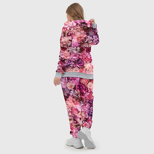 Женский костюм BOUQUET OF VARIOUS FLOWERS / 3D-Меланж – фото 5