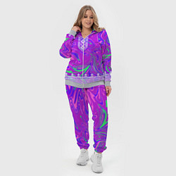 Женский 3D-костюм Славянская рубаха с разводами, цвет: 3D-меланж — фото 2