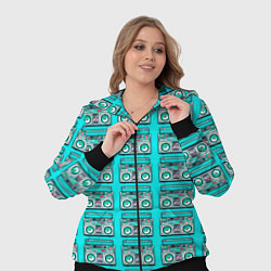 Женский 3D-костюм STEREO CASSETTE RECORDER, цвет: 3D-черный — фото 2