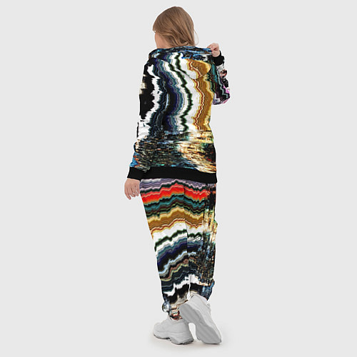 Женский костюм Glitch pattern - fashion trend / 3D-Черный – фото 5