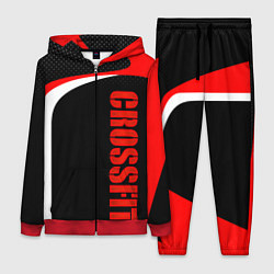 Женский 3D-костюм CrossFit - Красный спортивный, цвет: 3D-красный