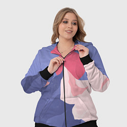 Женский 3D-костюм Пейзаж гор и леса в стиле ретро, цвет: 3D-черный — фото 2