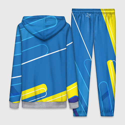 Женский костюм Valencia Абстракция / 3D-Меланж – фото 2