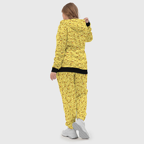 Женский костюм Утиный принт / 3D-Черный – фото 5