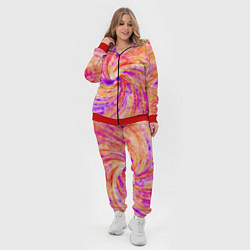 Женский 3D-костюм Color swirls, цвет: 3D-красный — фото 2