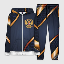 Женский костюм Blue & gold герб России