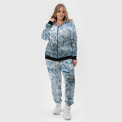 Женский 3D-костюм Ледяные горы со снегом, цвет: 3D-черный — фото 2