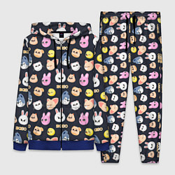 Женский 3D-костюм Skzoo pattern, цвет: 3D-синий