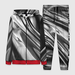 Женский костюм Объёмный сатин - текстура