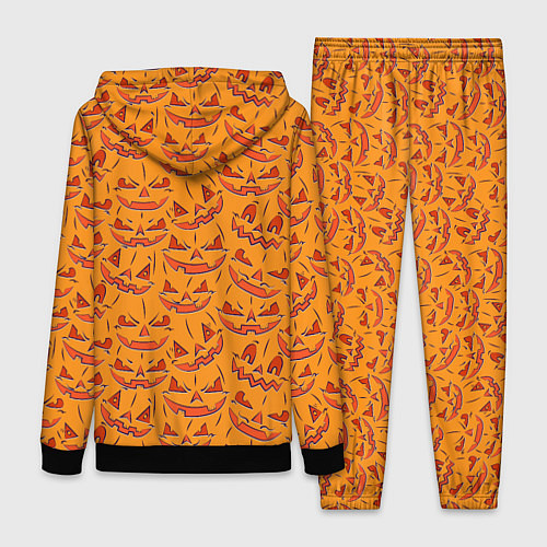 Женский костюм Halloween Pumpkin Pattern / 3D-Черный – фото 2