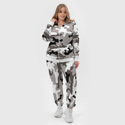 Женский 3D-костюм Камуфляж Urban крупный, цвет: 3D-белый — фото 2