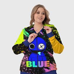 Женский 3D-костюм Rainbow Friends - Blue, цвет: 3D-синий — фото 2