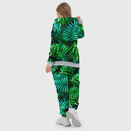 Женский костюм Тропические растения - текстура / 3D-Меланж – фото 5