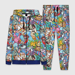 Женский костюм Сумасшедший поп-арт