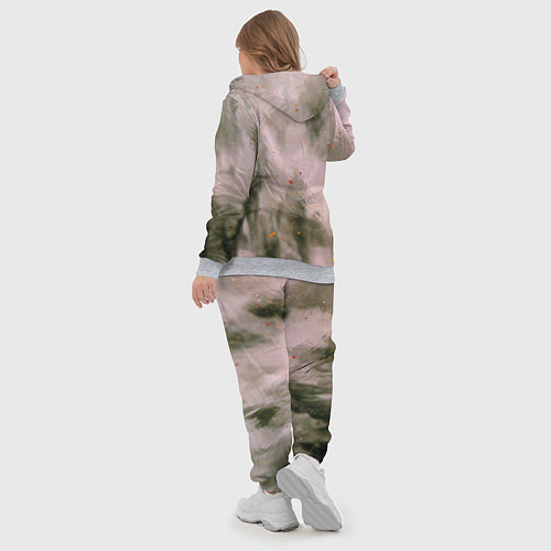 Женский костюм Абстрактный туман и следы красок / 3D-Меланж – фото 5