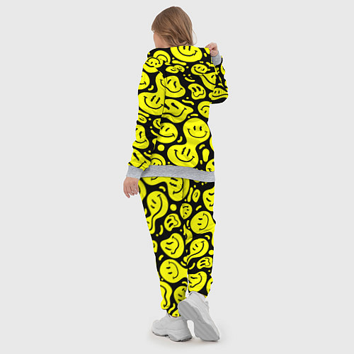 Женский костюм Кислотный желтый смайлик / 3D-Меланж – фото 5