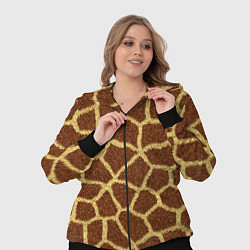 Женский 3D-костюм Текстура жирафа, цвет: 3D-черный — фото 2