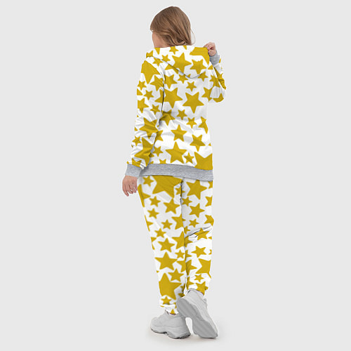 Женский костюм Жёлтые звезды / 3D-Меланж – фото 5