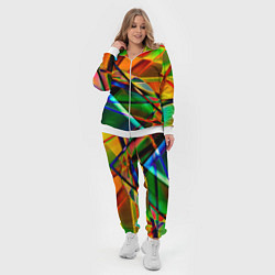 Женский 3D-костюм Разноцветное стекло, цвет: 3D-белый — фото 2