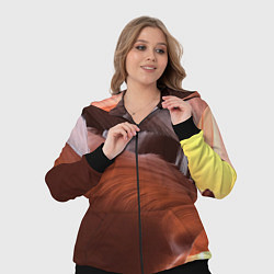 Женский 3D-костюм Изогнутые натуральные стены цвета, цвет: 3D-черный — фото 2