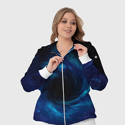Женский 3D-костюм Воронка в космосе, цвет: 3D-белый — фото 2