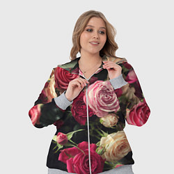 Женский 3D-костюм Нежные кустовые розы, цвет: 3D-меланж — фото 2