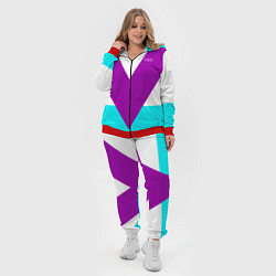 Женский 3D-костюм В ретро стиле FIRM, цвет: 3D-красный — фото 2