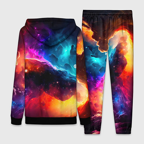 Женский костюм Космос, созданный нейросетью / 3D-Черный – фото 2