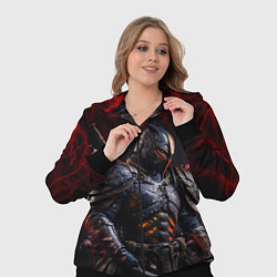 Женский 3D-костюм Воин с сакурой, цвет: 3D-черный — фото 2