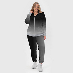 Женский 3D-костюм От черного к белому, цвет: 3D-меланж — фото 2