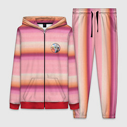 Женский 3D-костюм Энид Синклер с Уэнсдей Аддамс - текстура свитера, цвет: 3D-красный